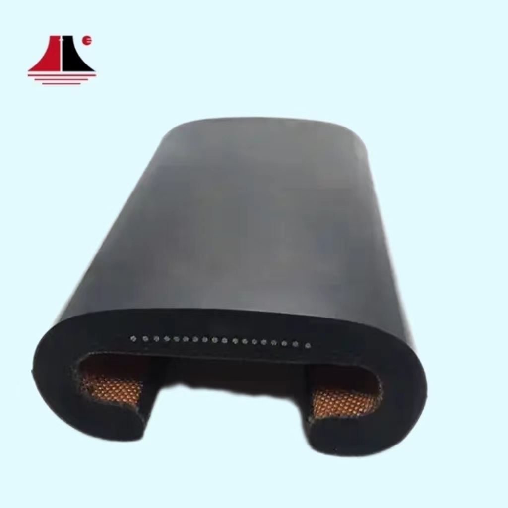 Escalator Black Rubber Handrail Belt Indoor Type