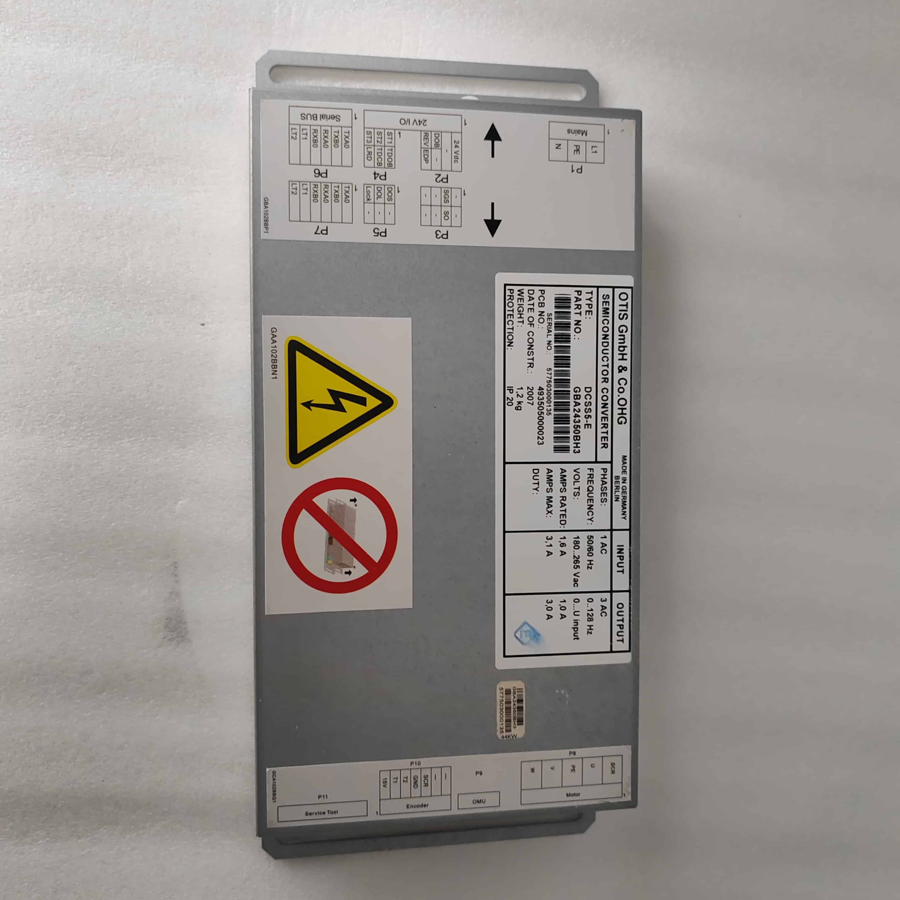 Otis Elevator Door Controller GCA24350BH10 Otis Elevator Door Controller GCA24350BH10