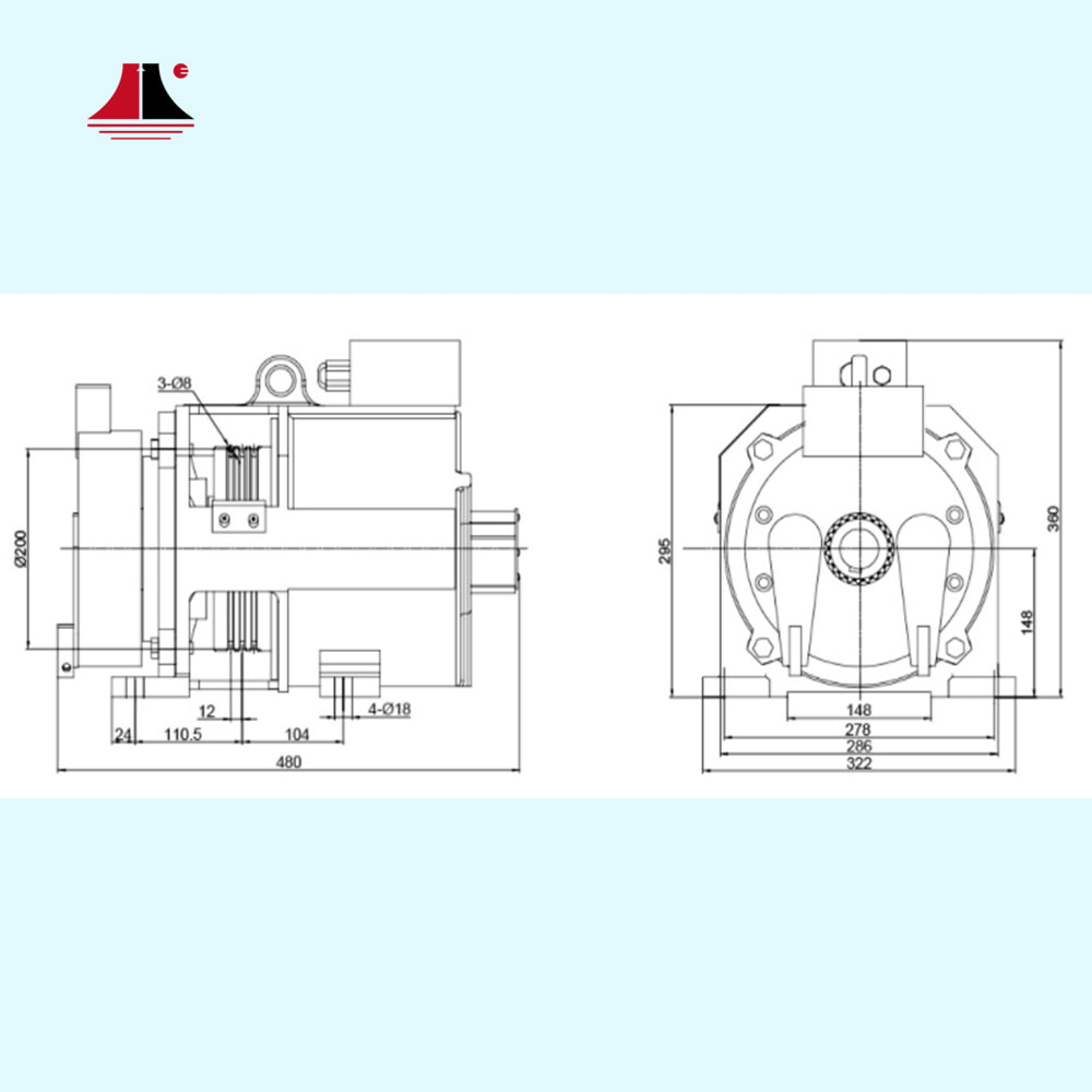FAXI Elevator Traction Machine FAXI240L FAXI Elevator Traction Machine FAXI240L