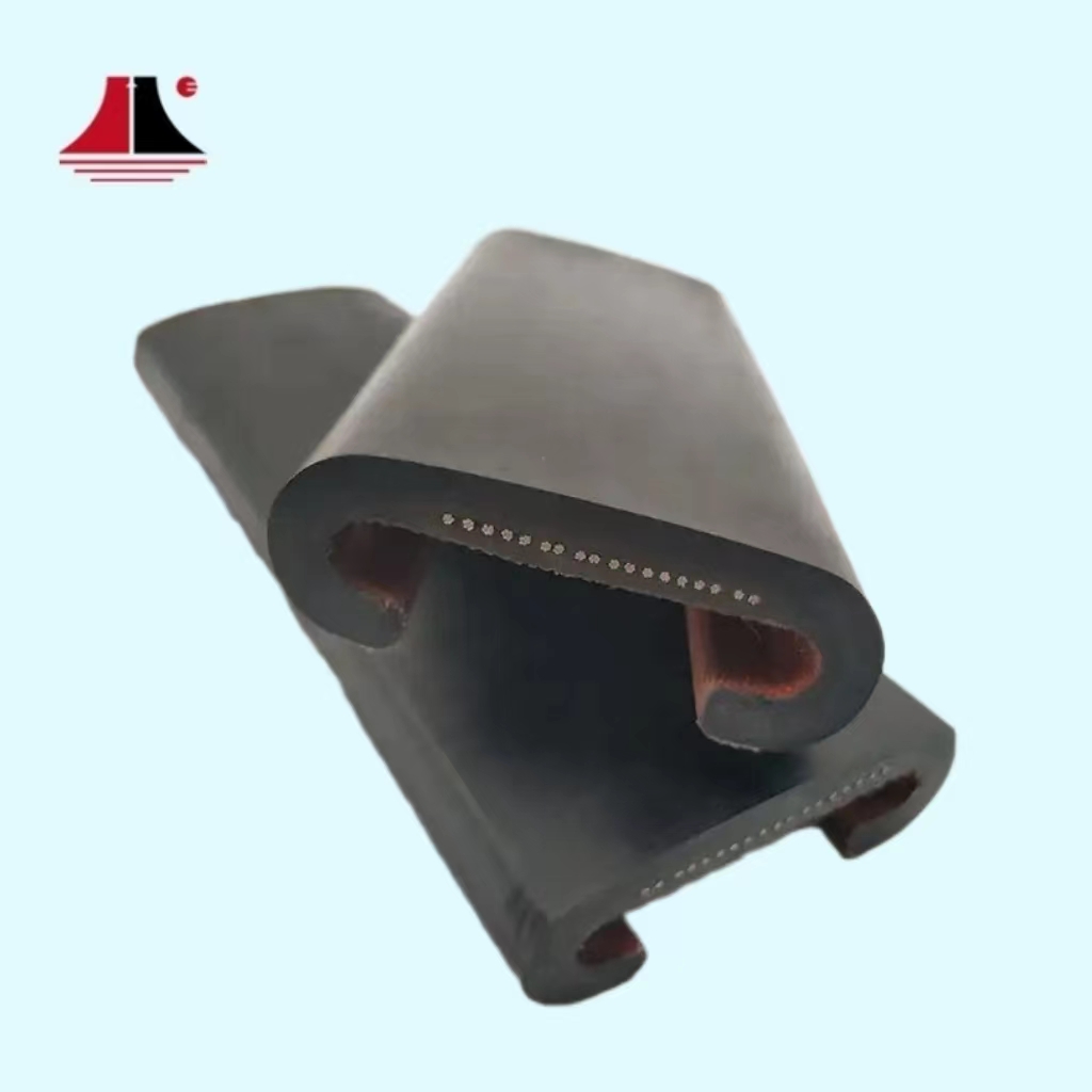 Escalator Black Rubber Handrail Belt Indoor Type